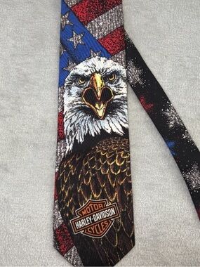 Harley Davidson Tie Eagle America